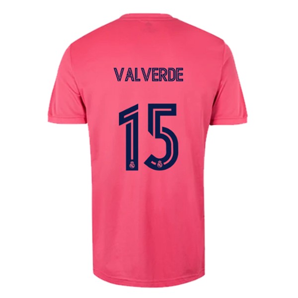 Maglia Real Madrid Away NO.15 Valverde 20/21 Rosa